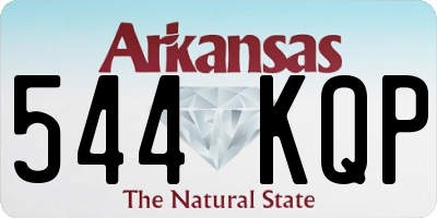 AR license plate 544KQP