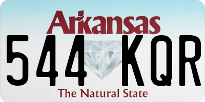 AR license plate 544KQR