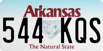 AR license plate 544KQS