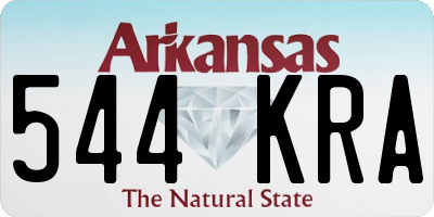 AR license plate 544KRA