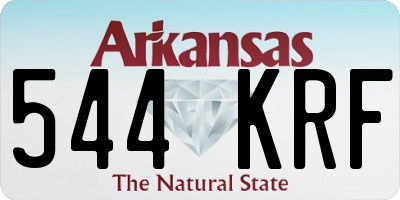 AR license plate 544KRF