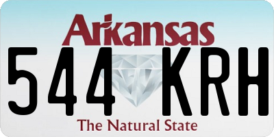 AR license plate 544KRH