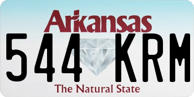 AR license plate 544KRM