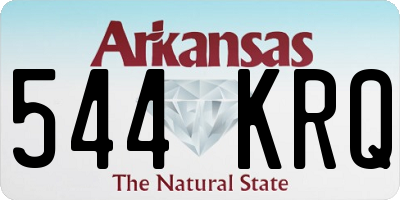 AR license plate 544KRQ