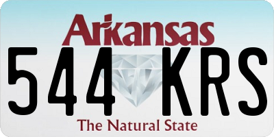 AR license plate 544KRS