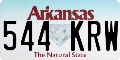 AR license plate 544KRW