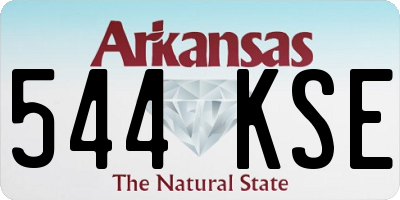 AR license plate 544KSE