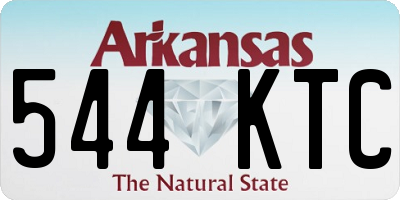AR license plate 544KTC
