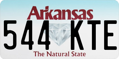 AR license plate 544KTE