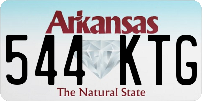 AR license plate 544KTG
