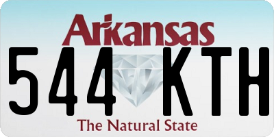 AR license plate 544KTH