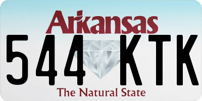 AR license plate 544KTK