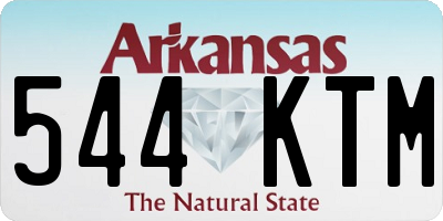 AR license plate 544KTM
