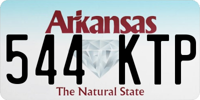 AR license plate 544KTP