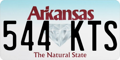 AR license plate 544KTS