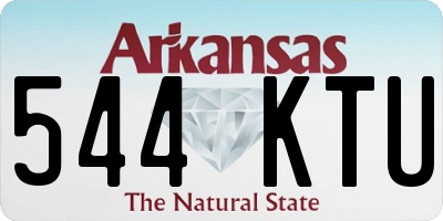 AR license plate 544KTU