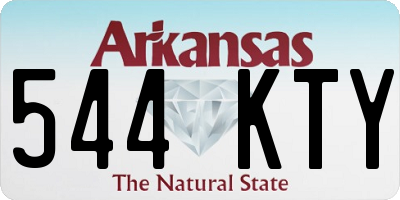 AR license plate 544KTY