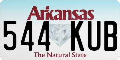 AR license plate 544KUB