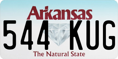 AR license plate 544KUG
