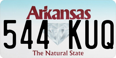 AR license plate 544KUQ