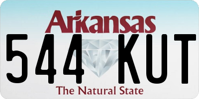 AR license plate 544KUT