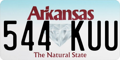 AR license plate 544KUU