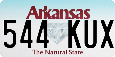 AR license plate 544KUX