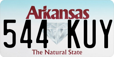 AR license plate 544KUY