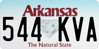 AR license plate 544KVA