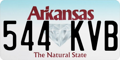 AR license plate 544KVB