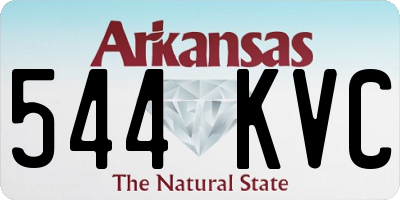 AR license plate 544KVC