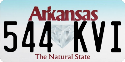 AR license plate 544KVI