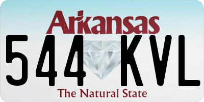 AR license plate 544KVL