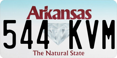 AR license plate 544KVM