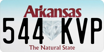 AR license plate 544KVP