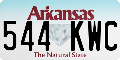 AR license plate 544KWC