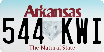 AR license plate 544KWI