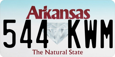 AR license plate 544KWM