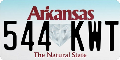 AR license plate 544KWT
