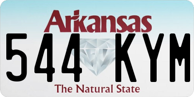 AR license plate 544KYM