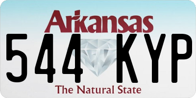 AR license plate 544KYP
