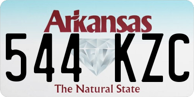 AR license plate 544KZC