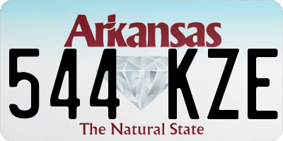 AR license plate 544KZE