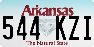 AR license plate 544KZI