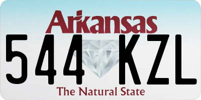 AR license plate 544KZL