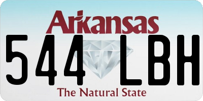AR license plate 544LBH