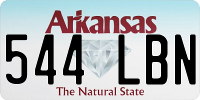 AR license plate 544LBN