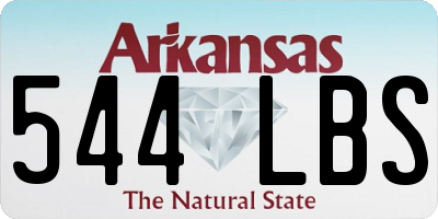 AR license plate 544LBS