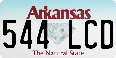 AR license plate 544LCD