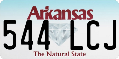 AR license plate 544LCJ